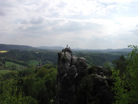 Rock formations in the Bastei